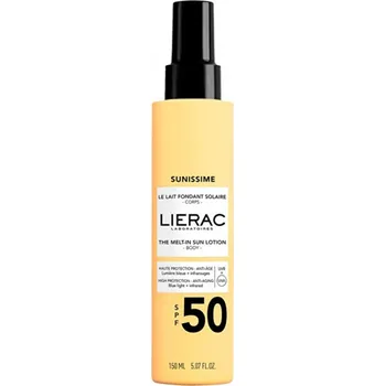 Přípravek na opalování Lierac Sunissime SPF 50 The Melt-in Sun Lotion - Mléko na opalování 150 ml