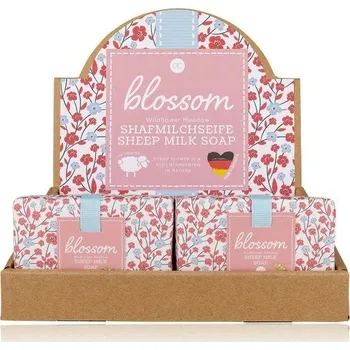 Mýdlo MÝDLO 100g BLOSSOM ruční výroba z ovčího mléka v papírovém obalu ACCENTRA