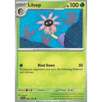 Volný čas Pokémon SCR 005/142 Lileep - Stellar Crown Stav: Near Mint, Verze: NORMAL
