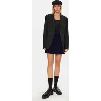 Dámská sukně Weekend Max Mara Mini sukně Zucca 2425106042 Tmavomodrá Regular Fit 46