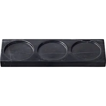 Úložný box Crushgrind, Podložka pod mlýnky Tabletopper mramorová 22 cm černá - Formadore