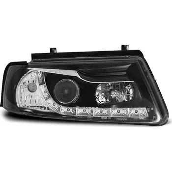 Přední světlomet Přední světla Devil Eyes VW Passat 3B 96-00 černá