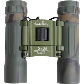 Dalekohled Dalekohled 10x25 skládací maskovaný WOODLAND