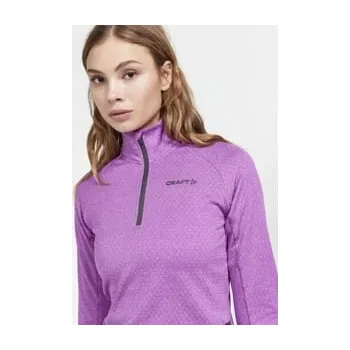 Dámská mikina W Polorolák CRAFT CORE Trim Thermal Velikost: XL, Barva: růžová