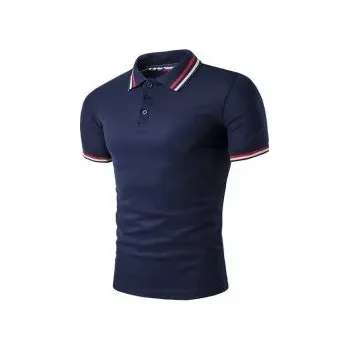 Pánská košile BicRad pánská polokošile slim - vel. S námořní modrá