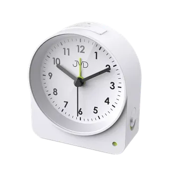 Budík JVD Analogový netikající tichý budík JVD SRP5138.1 se senzorem stmívání (Senzor stmívání (rozsvítí se displej))