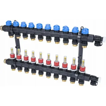 Rozvaděč Rozvaděč Afriso ProCalida EF1 K, 10 topných okruhů, G1, 0,2 - 1,6 l/min.