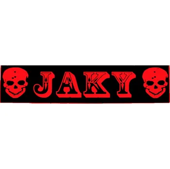 Jmenovka na stůl Jmenovka plexi červená