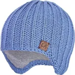 Little Angel Čepice pletená na uši Outlast ® Ocelová Vel. 4 (45-48 cm)