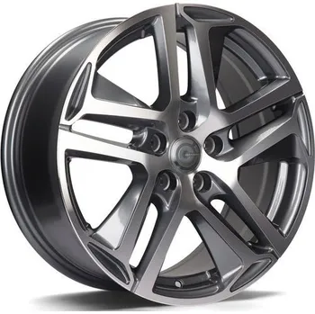 Alu kolo Carbonado Alu Kola Carbonado NICE 7.5x17 5x108 ET45 Anthracite Front Polished 67.1