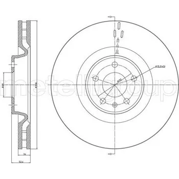 Brzdový kotouč Brzdový kotouč METELLI 23-1085C