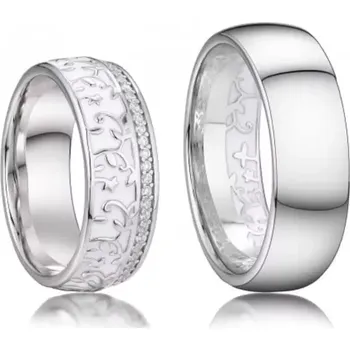 Prsten Stříbrné snubní prsteny SP-7037