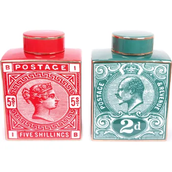 Váza Dekorativní dóza GINGER, 22 cm, 2 druhy, SIL