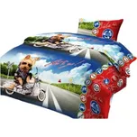 Petr Smolka Bavlněné povlečení Biker 140x200 70x90