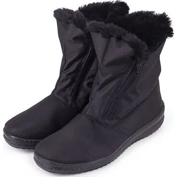 Dámská zimní obuv Vlnka Dámské sněhule na zip černá velikost obuv dospělí 42