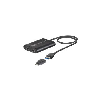 Video kabel Sonnet DisplayLink Dual HDMI Adapter for M1-3 Macs - USB3-DHDMI