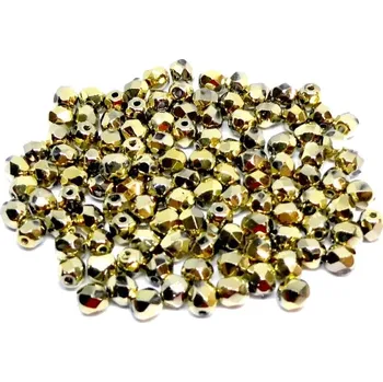 Dětské navlékací korálky CZ Broušené korálky, 4mm, barva 00030/26443 - 30ks