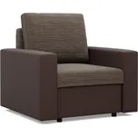 Křeslo LUNA Hnědá/hnědá