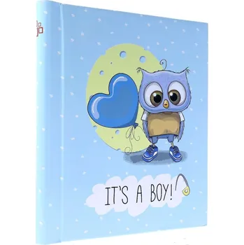 Fotoalbum Dětské samolepící fotoalbum 23x28/40s OWL modré GEDEON