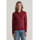 POLOKOŠILE GANT REG SEAMLESS LS POLO PLUMPED RED