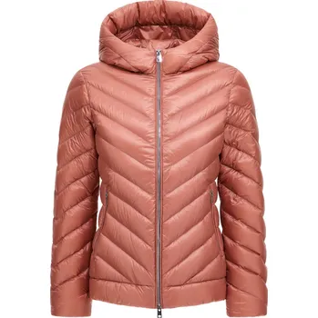 Dámská větrovka BUNDA WOOLRICH CHEVRON QUILTED HOODED JACKET DRY ROSE
