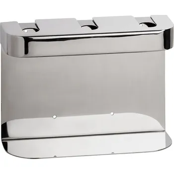 Dávkovač mýdla Držák pro dávkovač mýdla Bemeta Hotelové vybavení trojitý kulatý nerez lesk