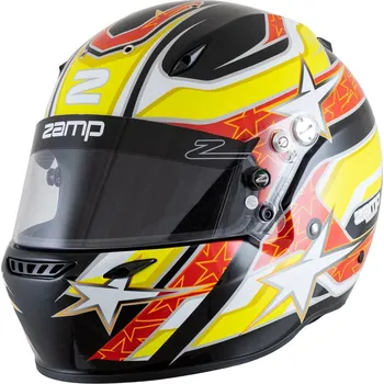 Helma na motorku ZAMP Přilba ZR 72 Black / Red / Orange S