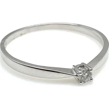 Prsten Diante Zlatý prsten s briliantem 83000065