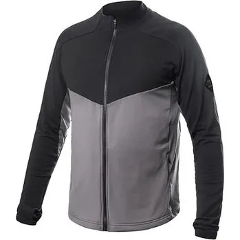 SENSOR COOLMAX THERMO pánská mikina celozip steel gray/černá Velikost: 3XL