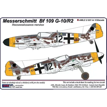 Plastikový model AML 1/32 Decals Messerschmitt Bf 109 G-10/R2 Aufklärer