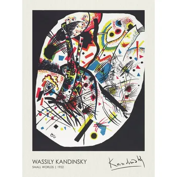 Plakát Plakát, Obraz - Small Worlds (1922), Wassily Kandinsky