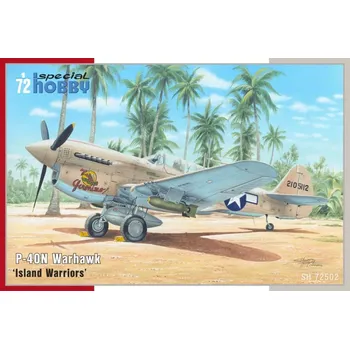 Plastikový model Special hobby 1/72 P-40N Warhawk 'Island Warriors' (4x camo)