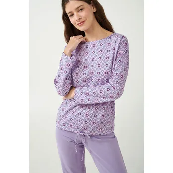 Pánské pyžamo Vamp - Dámské hřejivé pyžamo 21313 - Vamp lavender sweet M