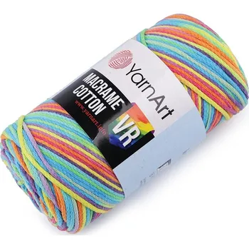 Příze Pletací příze Macrame Cotton 250 g - 2 (919) multikolor