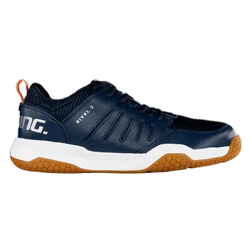 Pánská sálová obuv Salming Rival 2 Navy/Nectarine vel. 10 UK = 45 1/3 EUR