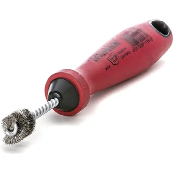 Drátěný kartáč Lessmann 562535 | Kartáč na fitinky pro vnitřní čištění průměr 35x185 / vysoce pevný nerezový drát 0,20