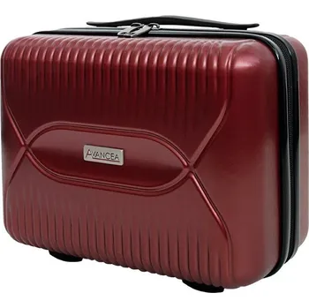 AVANCEA Kosmetický kufr DE3304 vínový 25 x 30,5 x 17 cm