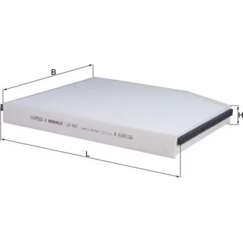 Kabinový filtr Filtr, vzduch v interiéru KNECHT LA 947