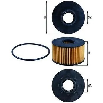 Filtr do auta Olejový filtr MAHLE OX 191D