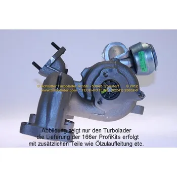 Turbodmychadlo Dmychadlo, plnění SCHLÜTTER TURBOLADER 166-00180EOL