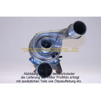 Turbodmychadlo Dmychadlo, plnění SCHLÜTTER TURBOLADER 166-00405