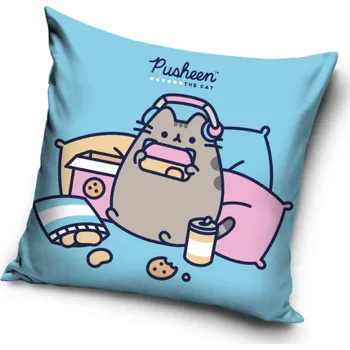 Polštář Carbotex Dětský polštářek Kočička Pusheen Chill Time
