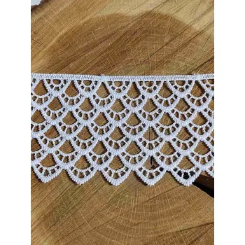 Krajka Vzdušná krajka šíře 60 mm bílá