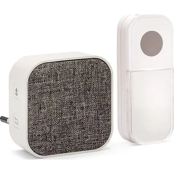 Domovní zvonek VELAMP Zvonek bezdrátový DOM009 do zásuvky, 150m, 36 melodií