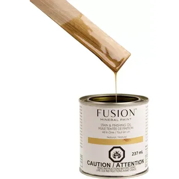 Olej na dřevo Fusion - Stain and Finishing Oil - mořidlo a dokončovací olej v jednom - Natural