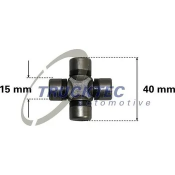 Kloub, sloupek řízení TRUCKTEC AUTOMOTIVE 02.34.033