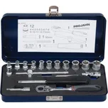 Xi-on 1/4" Sada hlavic s ráčnou/18 dílů