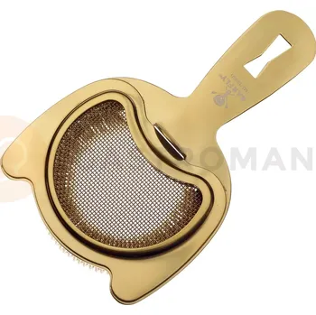 Nerezový dřez Sítko do shakeru 2 v 1, zlaté, 152 mm | BARFLY, M37185GD
