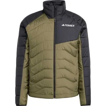Pánská bunda Pánská outdoor bunda adidas TERREX MULTI SYNTHETIC INSULATED JACKET XL Khaki, Černá, Bílá