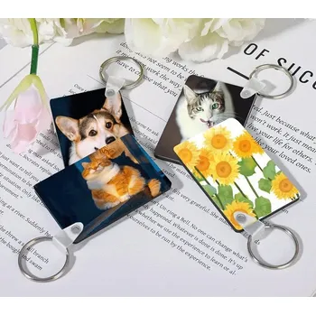 Klíčenka obdélník s potiskem - jenostranný potisk